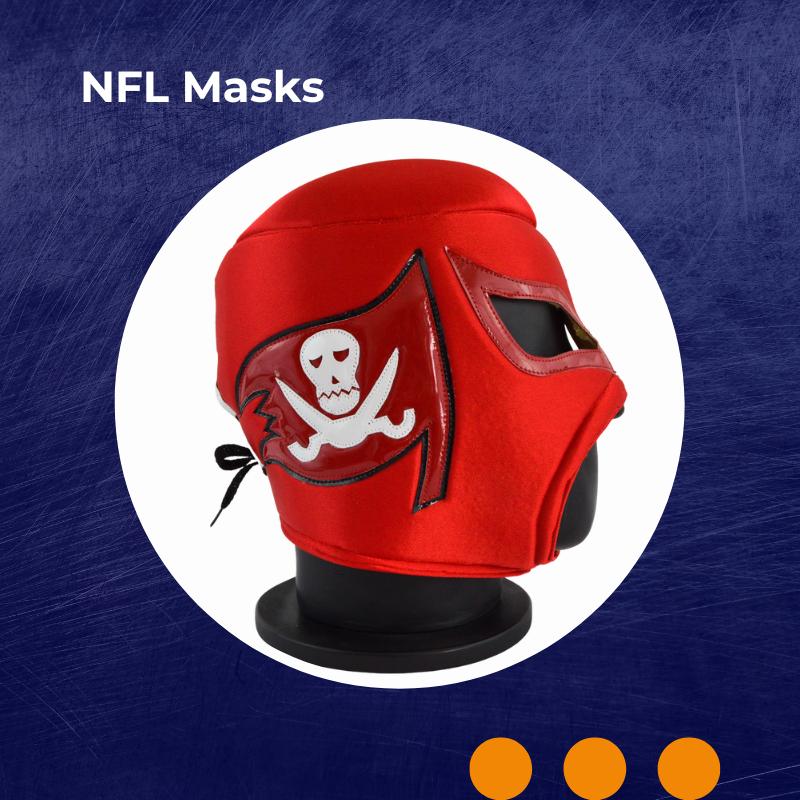 NFL Masks Unofficial NFL Wrestling Mask Masks | Mr. Maskman