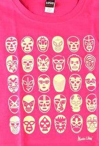 WOMAN MASCARAS Lucha Libre T shirt Short Sleeve Round Neck - Mr. MaskMan - Wrestling Mask - Lucha Libre Mask - Luchador Mask - Mexican Wrestler