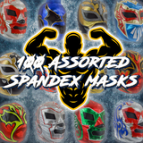 100 Spandex Masks Assorted Pack