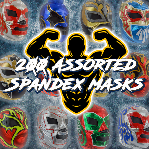 200 Spandex Masks Assorted Pack