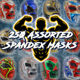 250 Spandex Masks Assorted Pack