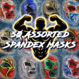 50 Spandex Masks Assorted Pack