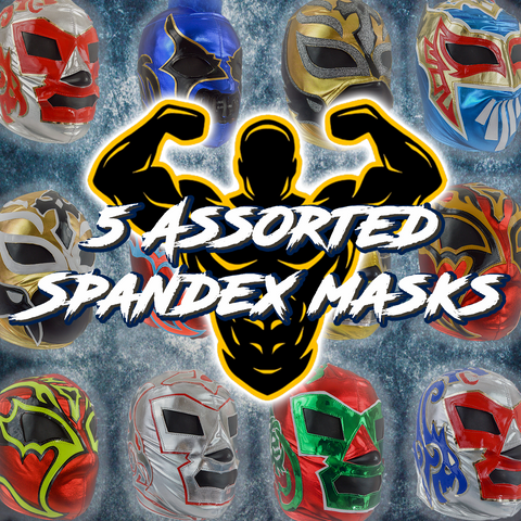 5 Spandex Masks Assorted Pack