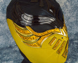 Caristico Black/Gold Pro Grade Wrestling Luchador Mask