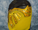 Caristico Black/Gold Pro Grade Wrestling Luchador Mask