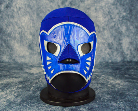Blue Panther Retro Semipro Wrestling Luchador Mask