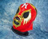 Mil Masks Red Fortune Lighting Semipro Wrestling Luchador Mask