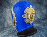 Rey Misterio Gold/Blue Semipro Wrestling Luchador Mask