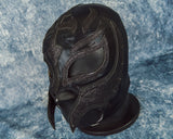 Rey Black Luxury Pro Grade Wrestling Luchador Mask
