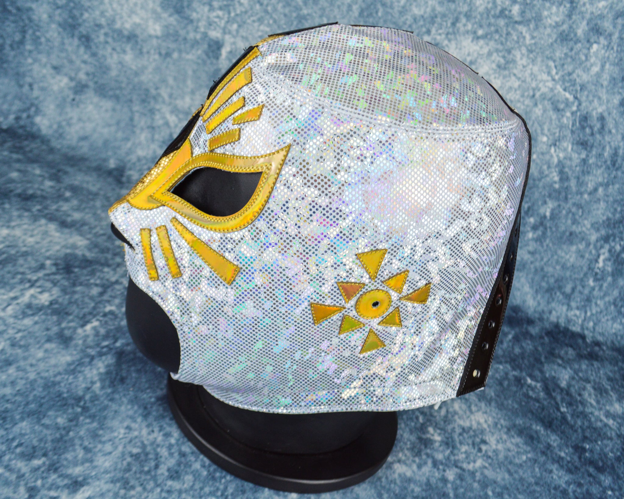 Masque De Lutte CMLL Mistico The Messiah Blanc - Style Semi-pro Lucha Libre Mexicain, Neuf Avec étiquettes