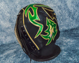 Silver King Dark Edition Pro Grade Wrestling Luchador Mask