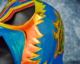 Ultimo Dragon Fire Turquoise Edition Pro Grade Wrestling Luchador Mask