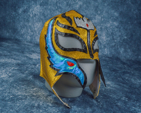 Rey Golden Pro Grade Wrestling Luchador Mask