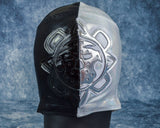 Rey Black and white Pro Grade Wrestling Luchador Mask