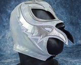 Rey Black and white Pro Grade Wrestling Luchador Mask