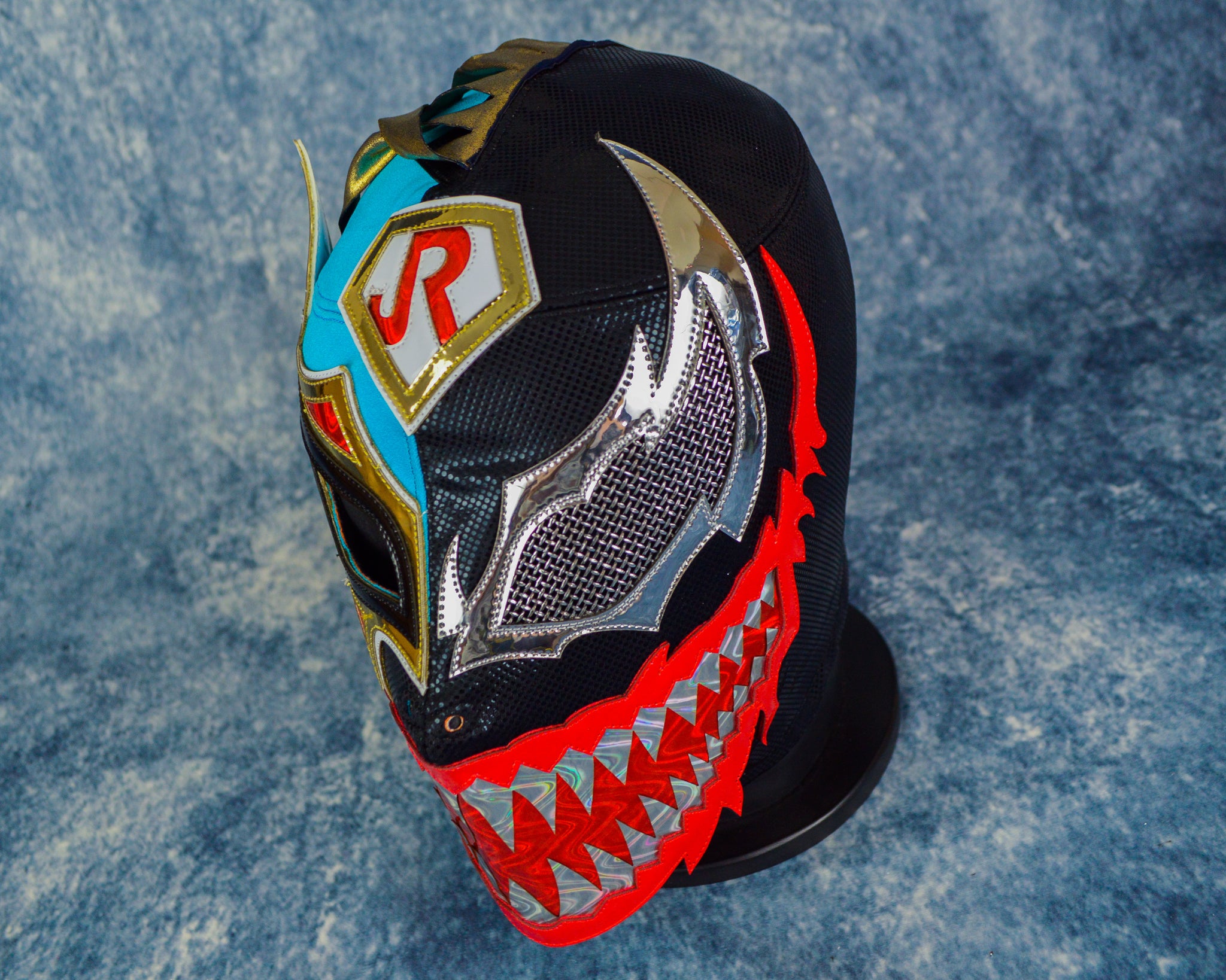 CMLL/VOLADOR JR.Half Venom Semi-Pro Mask Venom Pro Mask