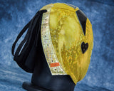 Mil Masks Golden Semipro Wrestling Luchador Mask