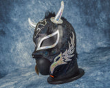 Rey black Horns Semipro Wrestling Luchador Mask