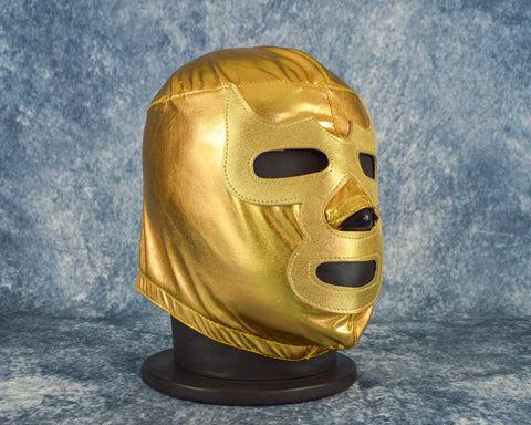 Gold Demon Spandex Luchador Mask