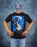 Atlantis Lucha Libre T shirt Short Sleeve Round Neck