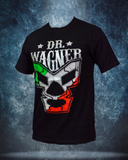 Wagner Tri Color Lucha Libre T shirt Short Sleeve Round Neck