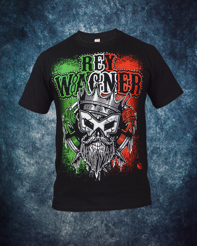 Wagner Lucha Libre T shirt Short Sleeve Round Neck