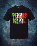 Perros del Mal Tricolor Lucha Libre T shirt Short Sleeve Round Neck
