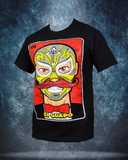 El Guapo Masks Lucha Libre T shirt Short Sleeve Round Neck