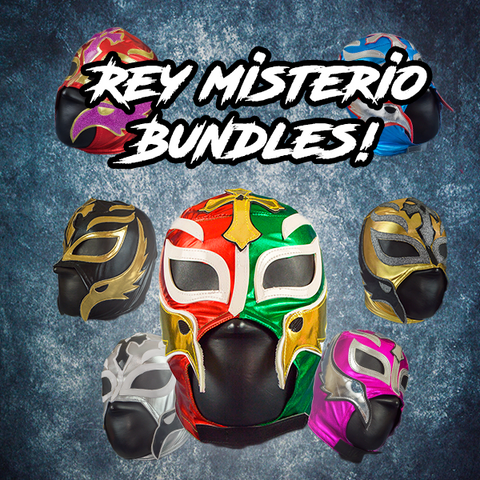 10 Rey Spandex Masks Assorted Pack