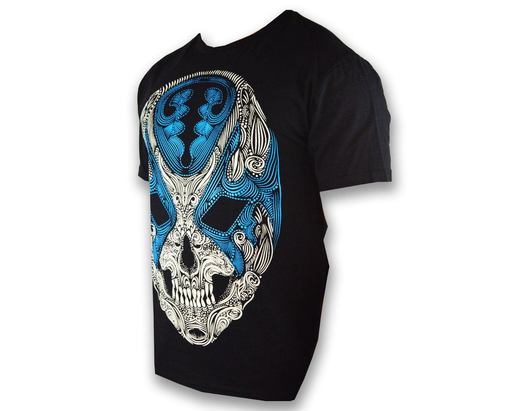 A331 Atlantis Lucha Libre T shirt Short Sleeve Round Neck - Mr. MaskMan - Wrestling Mask - Luchador Mask - Mexican Wrestler