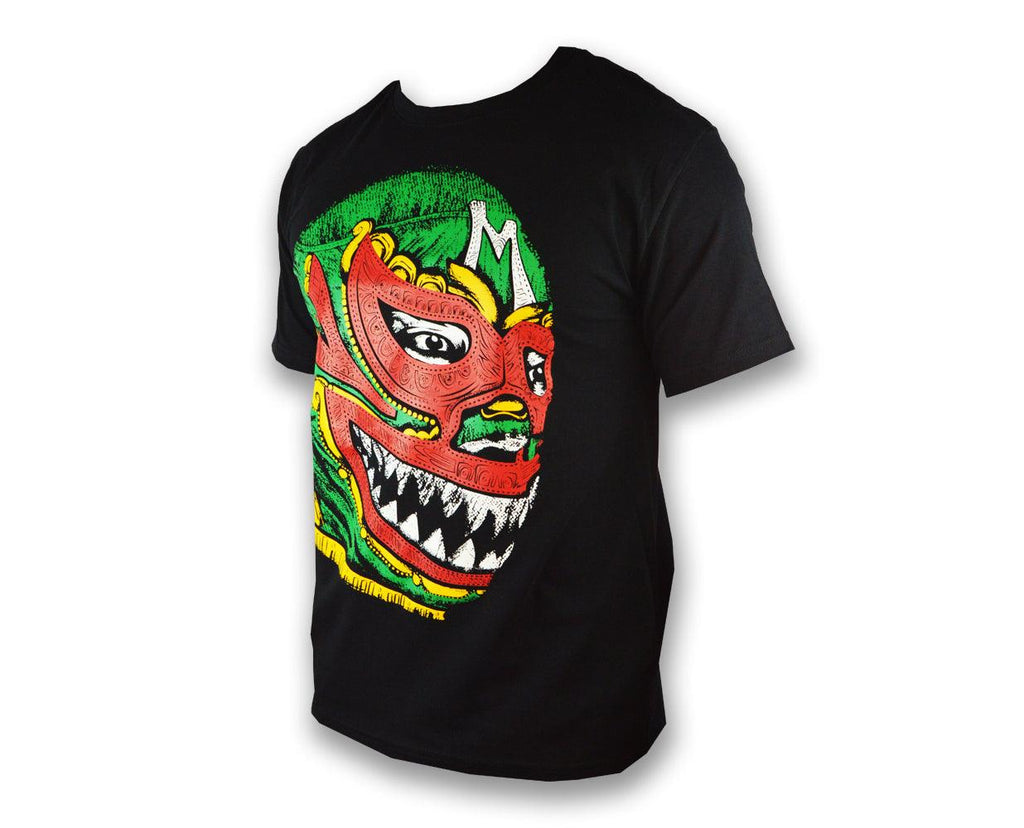 A336 Mil Masks Lucha Libre T shirt Short Sleeve Round Neck - Mr. MaskMan - Wrestling Mask - Luchador Mask - Mexican Wrestler