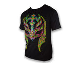 A204 Rey Lucha Libre T shirt Short Sleeve Round Neck - Mr. MaskMan - Wrestling Mask - Luchador Mask - Mexican Wrestler