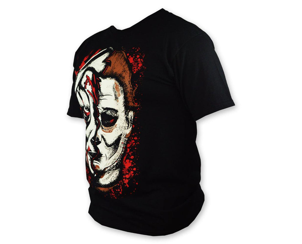 A008 La Parka Lucha Libre T shirt Short Sleeve Round Neck - Mr. MaskMan - Wrestling Mask - Lucha Libre Mask - Luchador Mask - Mexican Wrestler