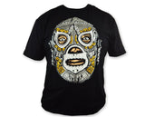 A337 Santo Lucha Libre T shirt Short Sleeve Round Neck - Mr. MaskMan - Wrestling Mask - Luchador Mask - Mexican Wrestler