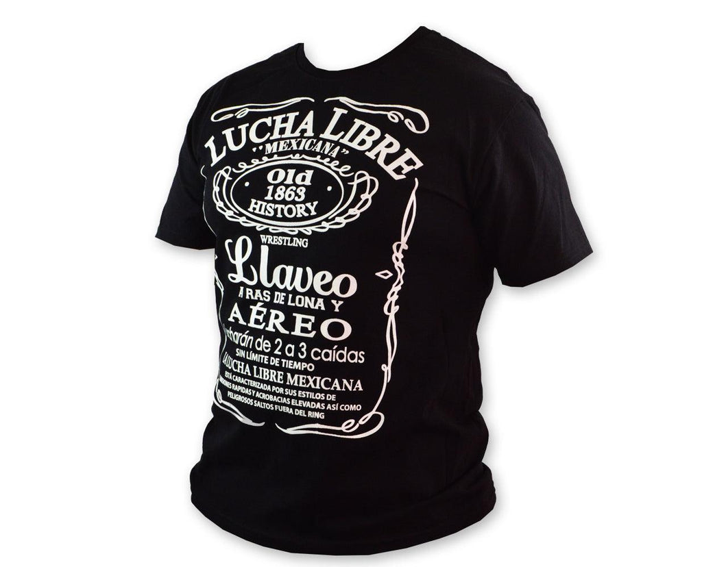 A67 Lucha Libre T shirt Short Sleeve Round Neck - Mr. MaskMan - Wrestling Mask - Luchador Mask - Mexican Wrestler