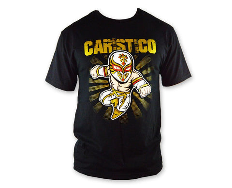 Caristico Lucha Libre T shirt Short Sleeve Round Neck - Mr. MaskMan - Wrestling Mask - Luchador Mask - Mexican Wrestler