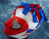 Love Machine L1 Semipro Wrestling Mask Luchador Mask Mexican Wrestler - Mr. MaskMan - Wrestling Mask - Luchador Mask - Mexican Wrestler
