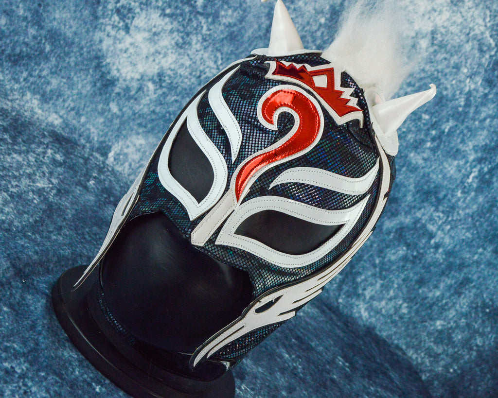 Rey Horns R2 Semipro Wrestling Mask Luchador Mask Lucha libre Costume - Mr. MaskMan - Wrestling Mask - Lucha Libre Mask - Luchador Mask