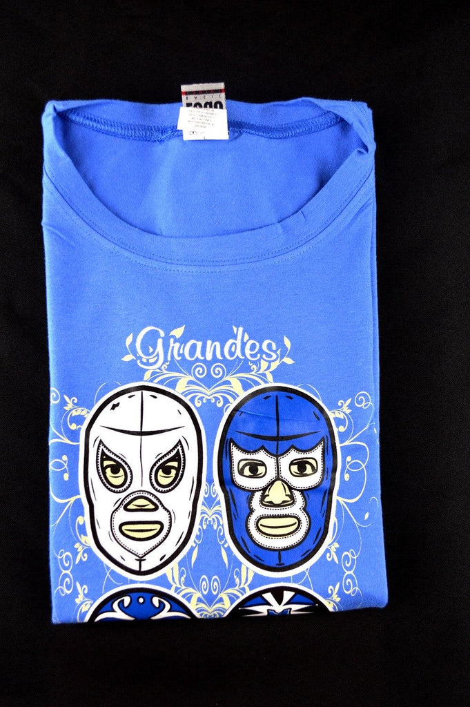WOMAN LEYENDAS Lucha Libre T shirt Short Sleeve Round Neck - Mr. MaskMan - Wrestling Mask - Lucha Libre Mask - Luchador Mask - Mexican Wrestler