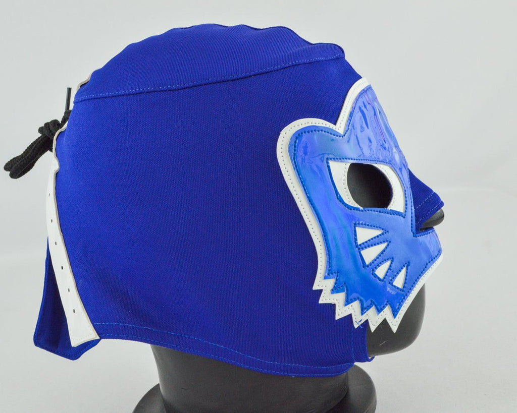 Blue Panther Classic Retro Semipro Wrestling Mask Luchador Mask Mexican Wrestler - Mr. MaskMan - Wrestling Mask - Luchador Mask - Mexican Wrestler