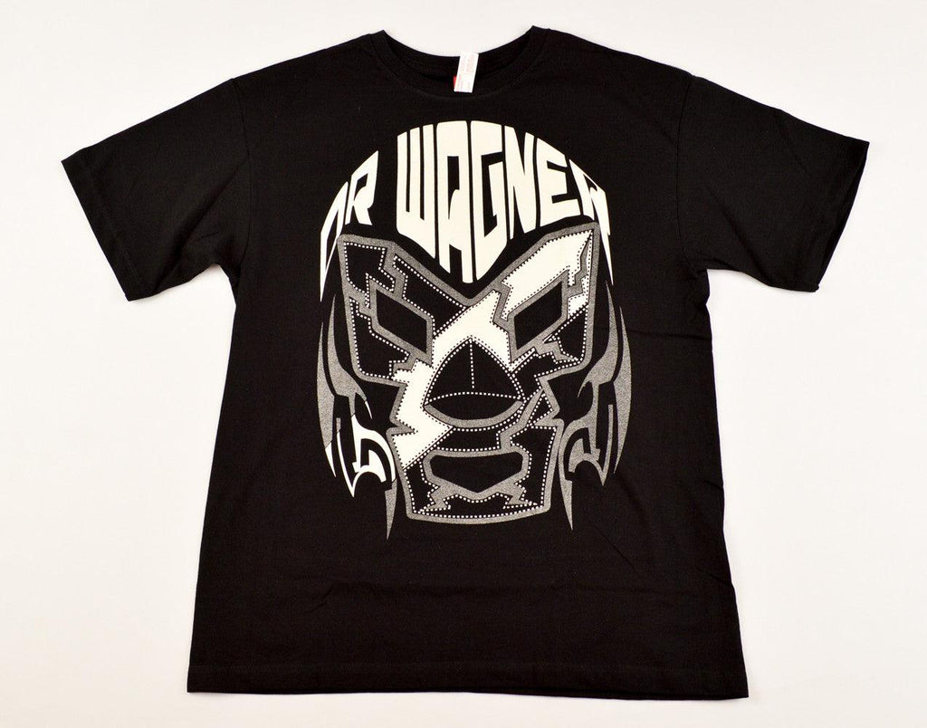 WAGNER Lucha Libre T shirt Short Sleeve Round Neck - Mr. MaskMan - Wrestling Mask - Lucha Libre Mask - Luchador Mask - Mexican Wrestler