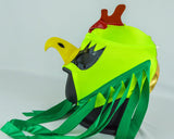 Crazy Chicken Green Adult Mexican Wrestling Lucha Libre Luchador Mask Halloween - Mr. MaskMan - Wrestling Mask - Luchador Mask - Mexican Wrestler