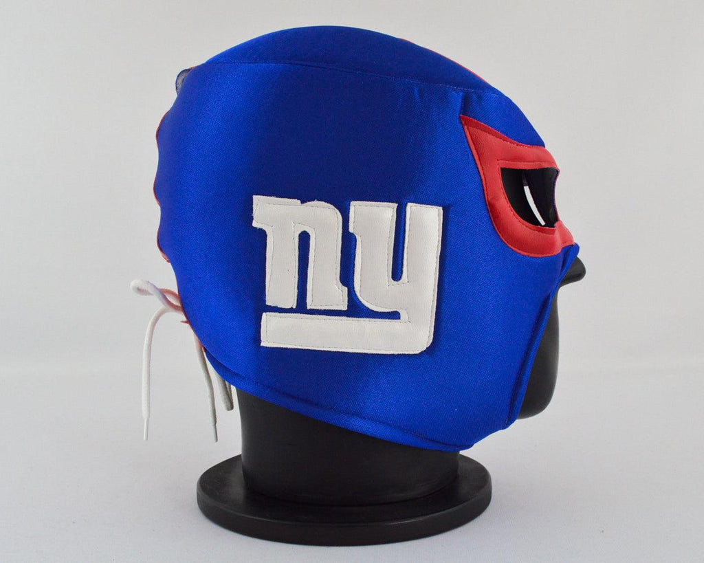 UNOFFICIAL NFL NY GIANTS FOAM Mexican Lucha Libre Luchador Mask - Mr. MaskMan - Wrestling Mask - Lucha Libre Mask - Luchador Mask