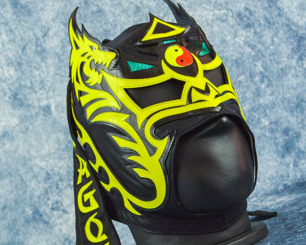 Dragon Lee Pro Grade Wrestler Level Wrestling Luchador Mask Halloween - Mr. MaskMan - Wrestling Mask - Luchador Mask - Mexican Wrestler