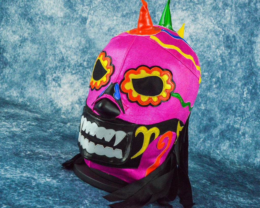Mephisto Day of the Dead Semipro Wrestling Mask Luchador Mask Mexican wrestler - Mr. MaskMan - Wrestling Mask - Luchador Mask - Mexican Wrestler