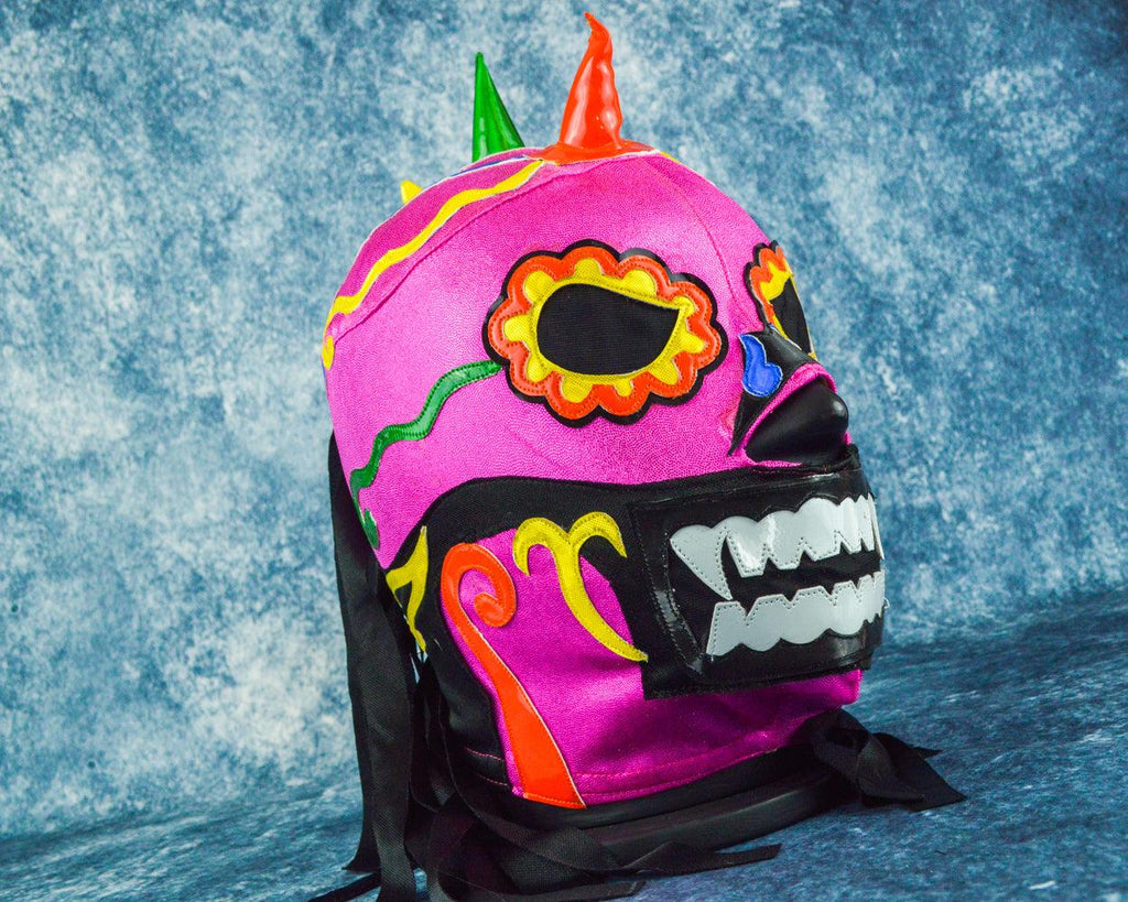 Mephisto Day of the Dead Semipro Wrestling Mask Luchador Mask Mexican wrestler - Mr. MaskMan - Wrestling Mask - Luchador Mask - Mexican Wrestler