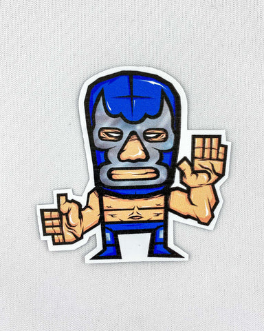 Blue Magnet Wrestling Mask Luchador Mask Mexican Wrestler